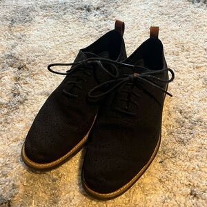 Cole Haan Black Stitchlite Oxfords